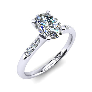 'Hope' Oval Cut Engagement Ring