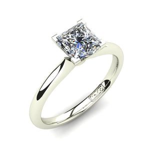'Delta' Princess Cut Engagement Ring