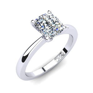 'Grace' Cushion Cut Engagement Ring