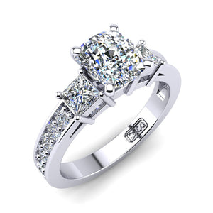 'Tayla' Cushion Cut Engagement Ring