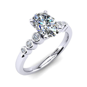 'Riley' Oval Cut Engagement Ring