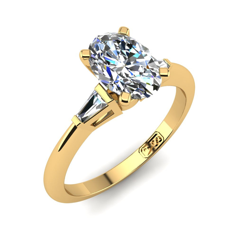 'Marni' Oval Cut Engagement Ring
