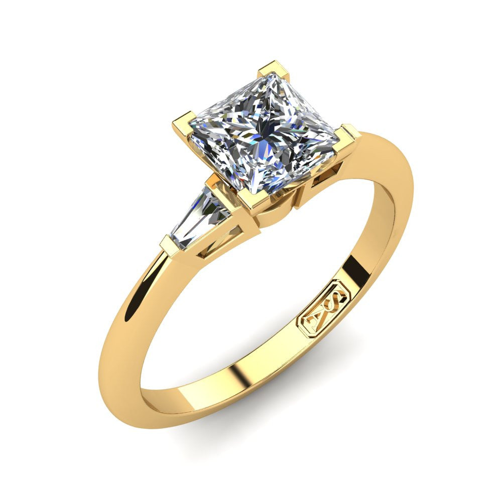 'Marni' Princess Cut Engagement Ring