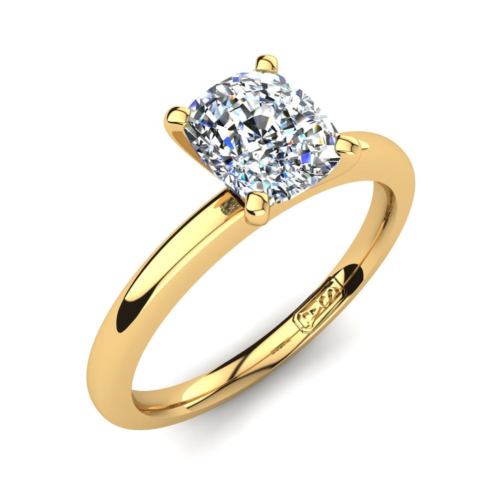 'Casey' Cushion Cut Engagement Ring