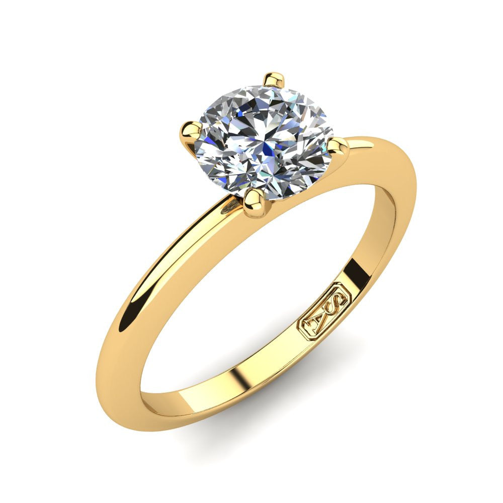 'Nicole' Round Brilliant Cut Engagement Ring