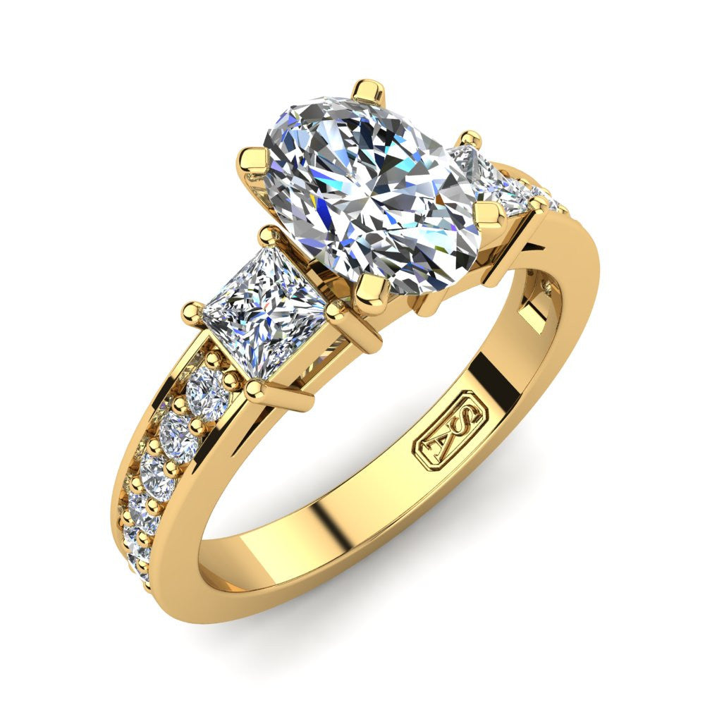 'Tayla' Oval Cut Engagement Ring