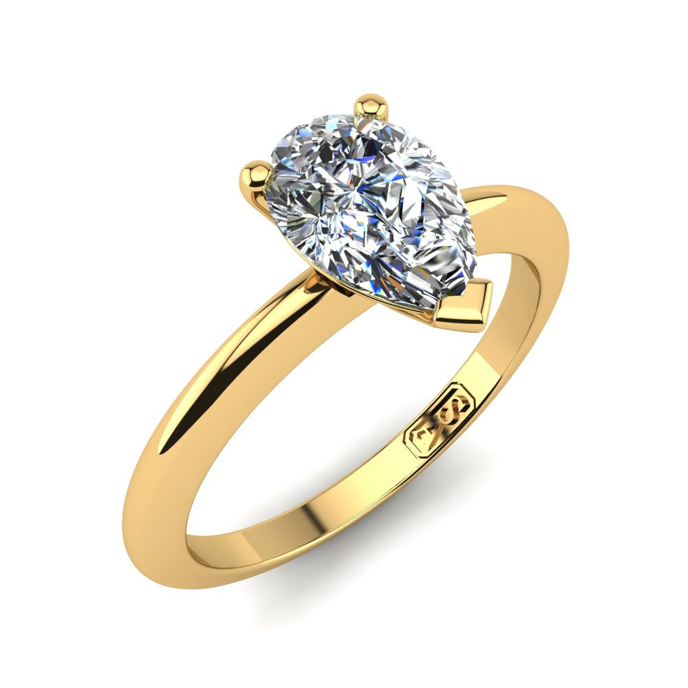 'Nicole' Pear Cut Engagement Ring