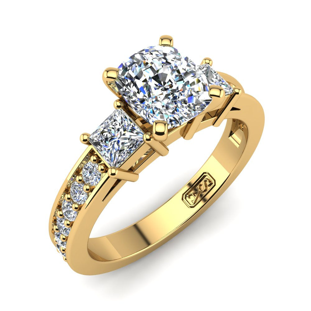 'Tayla' Cushion Cut Engagement Ring