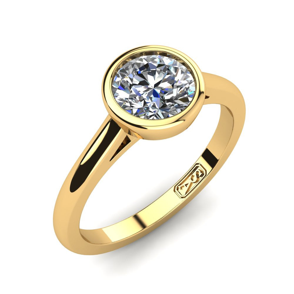 'Abbie' Round Brilliant Cut Engagement Ring