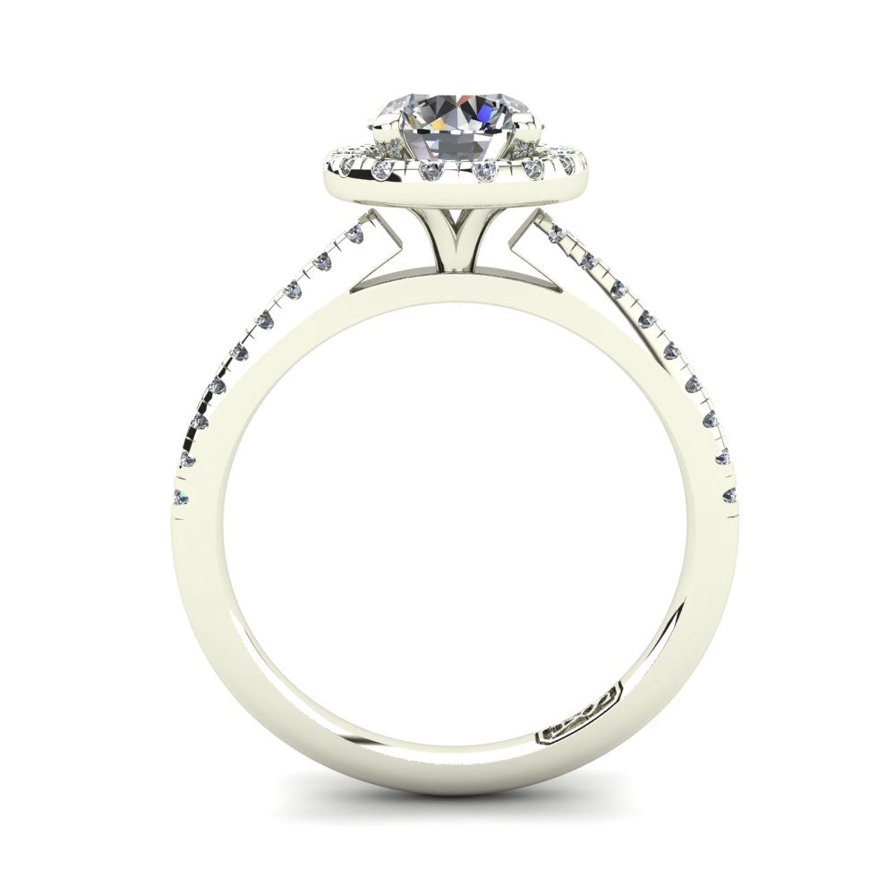 'Jenna' Round Brilliant Cut Engagement Ring
