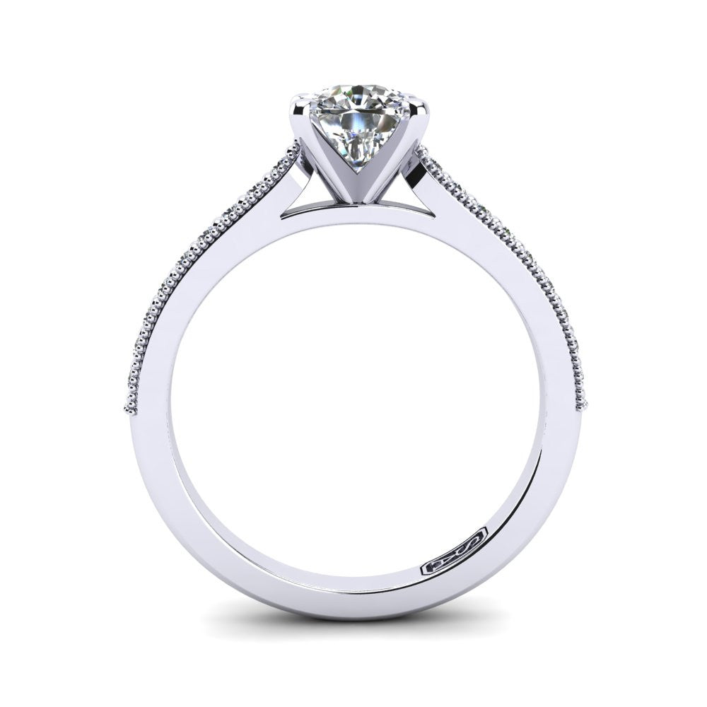 'Nadia' Cushion Cut Engagement Ring