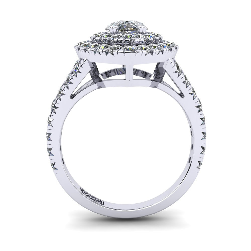 'Emma' Pear Cut Engagement Ring