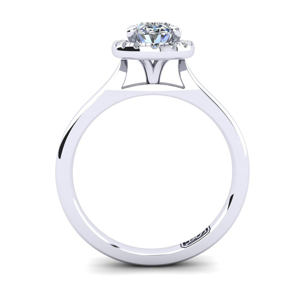 'Lola' Oval Cut Engagement Ring