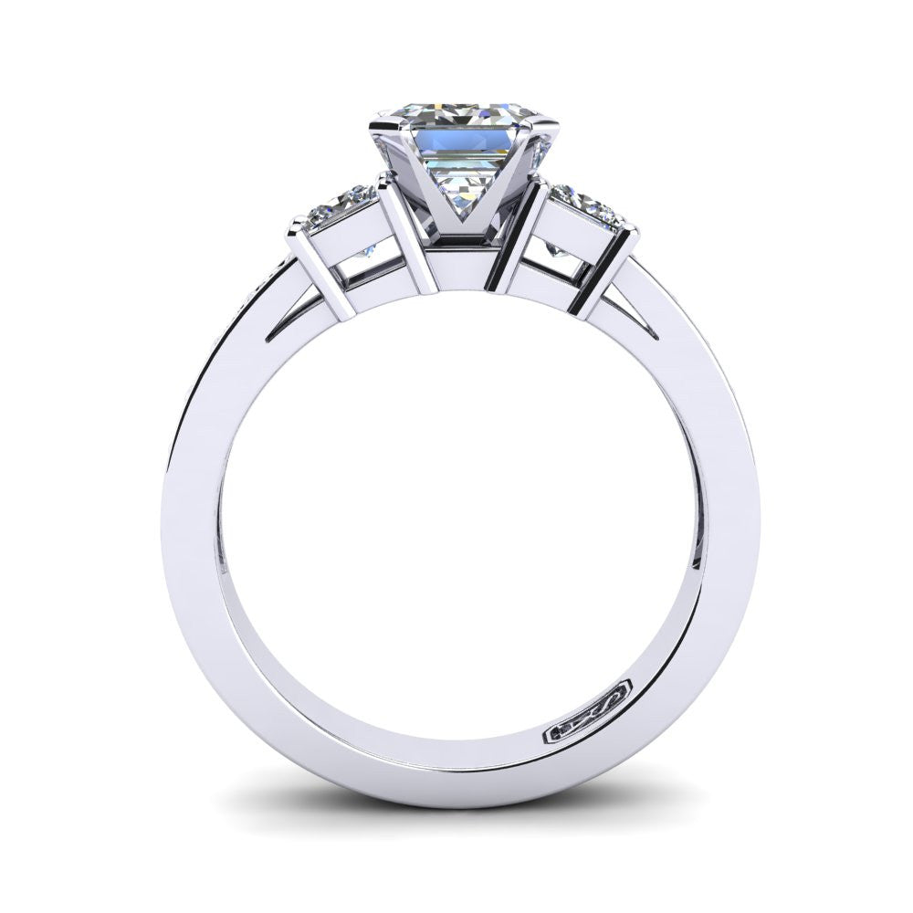 'Tayla' Emerald Cut Engagement Ring