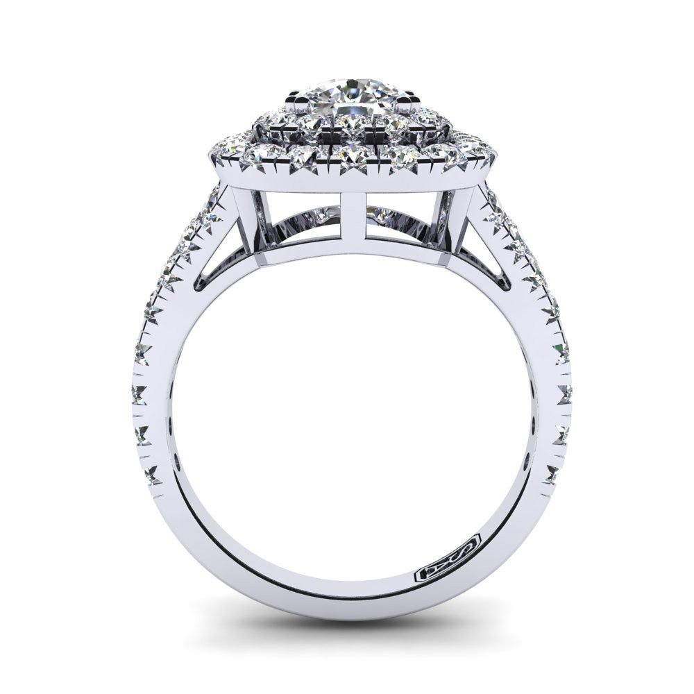 'Emma' Cushion Cut Engagement Ring