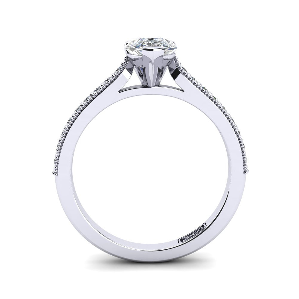 'Nadia' Pear Cut Engagement Ring