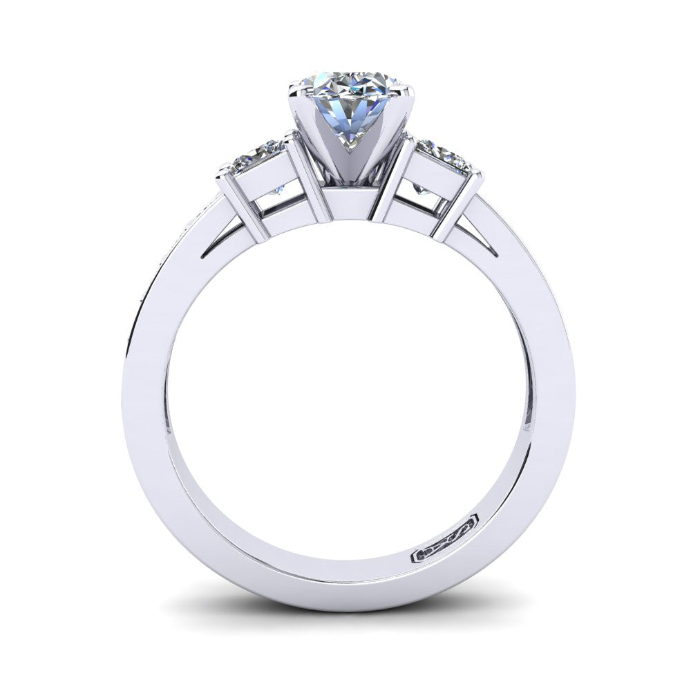 'Tayla' Oval Cut Engagement Ring