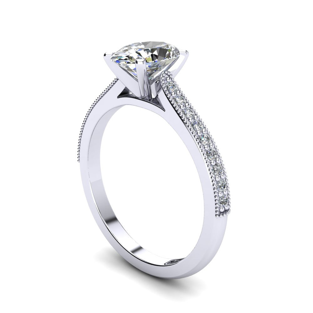 'Nadia' Oval Cut Engagement Ring