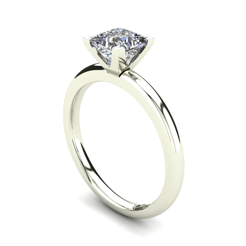 'Casey' Princess Cut Engagement Ring