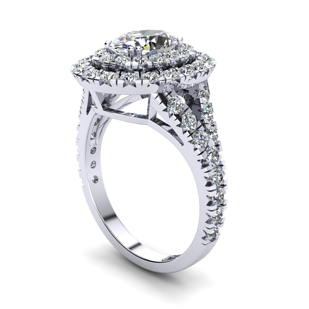 'Emma' Oval Cut Engagement Ring