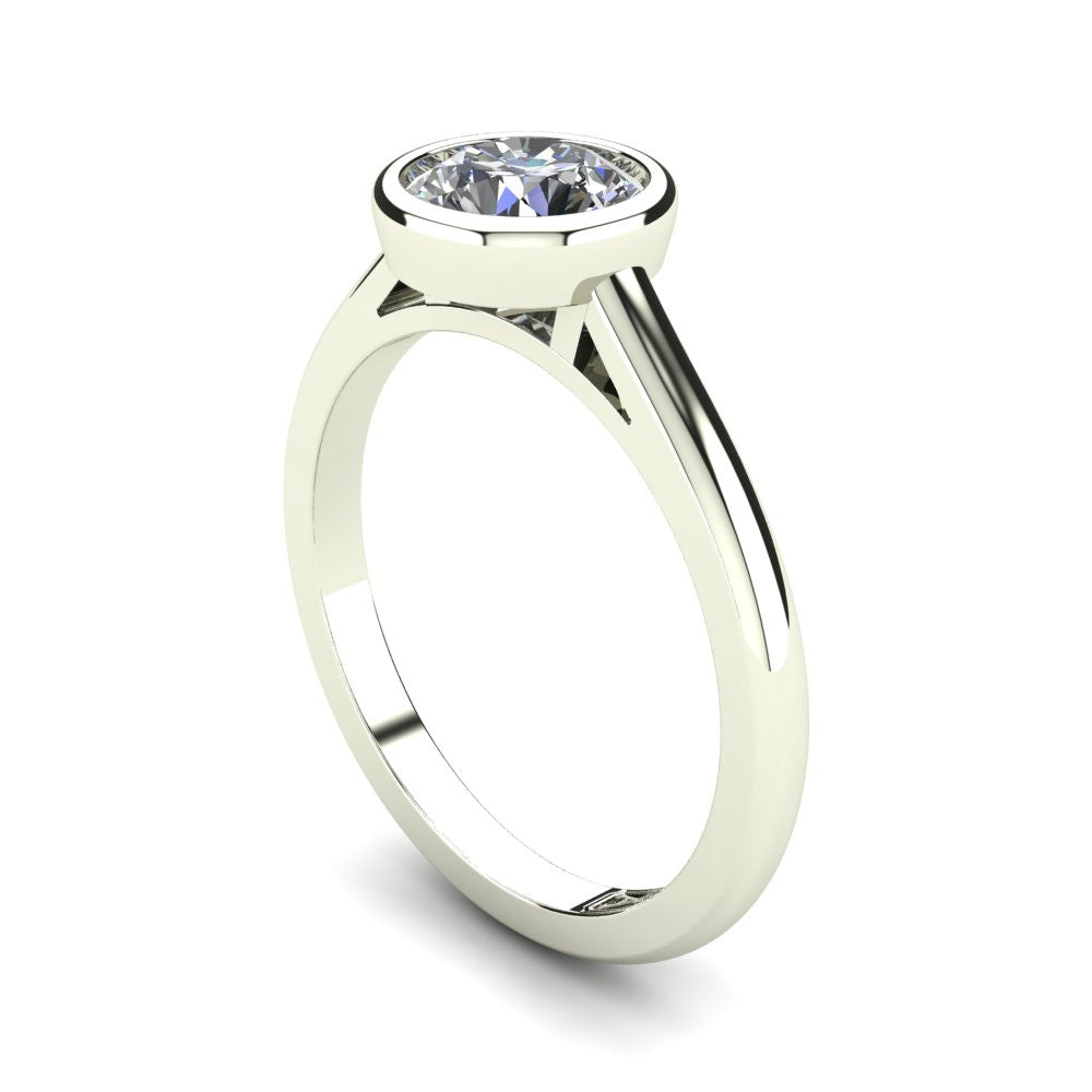 'Abbie' Round Brilliant Cut Engagement Ring