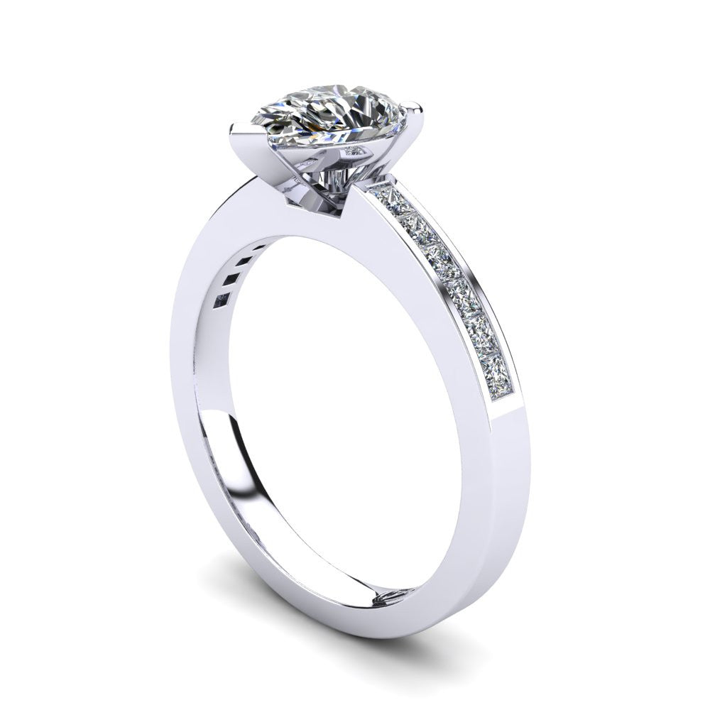 'Lydia' Pear Cut Engagement Ring