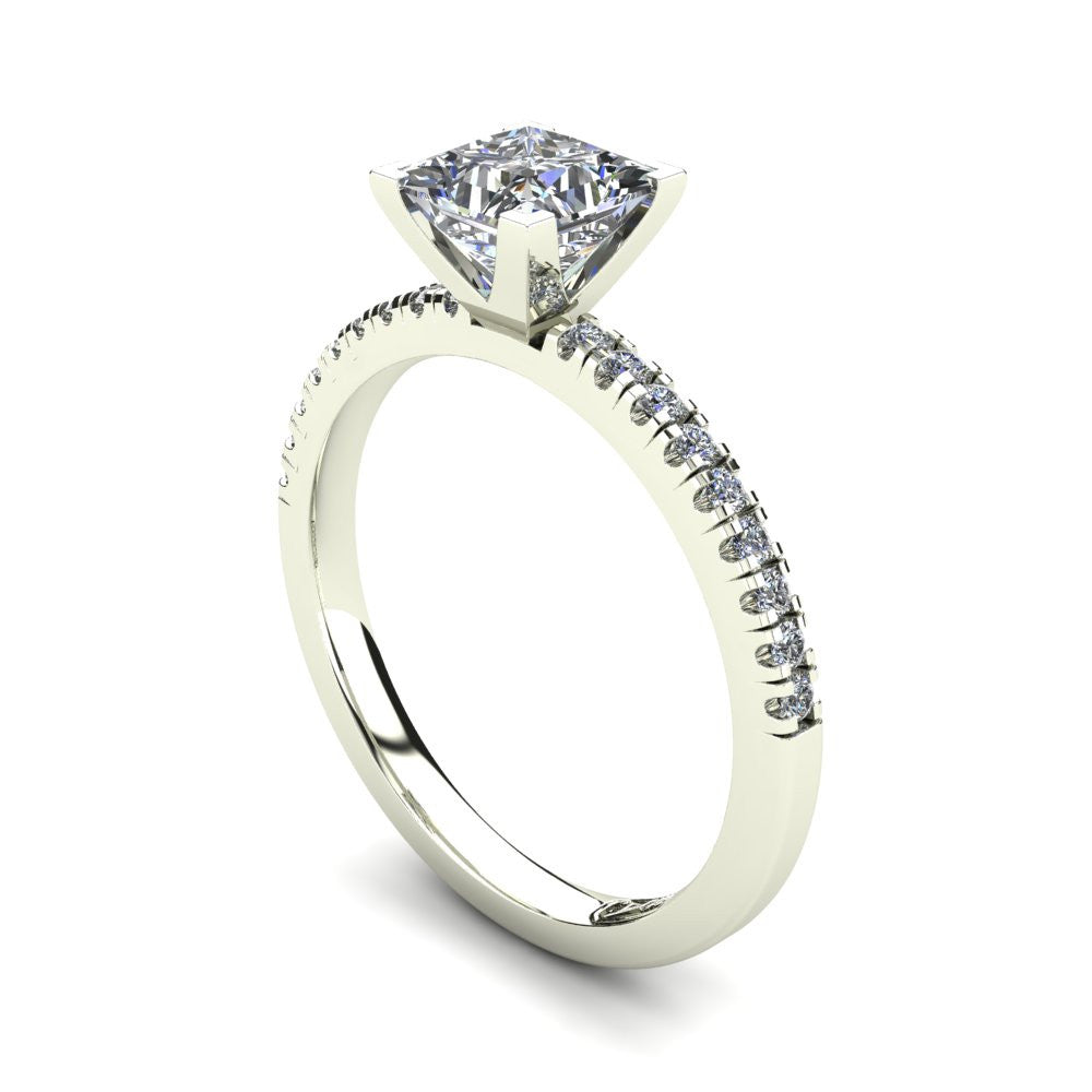 'Chloe' Princess Cut Engagement Ring