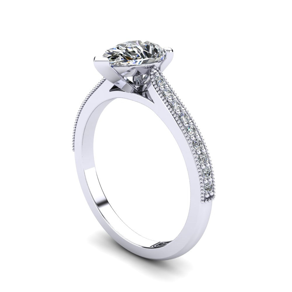 'Nadia' Pear Cut Engagement Ring