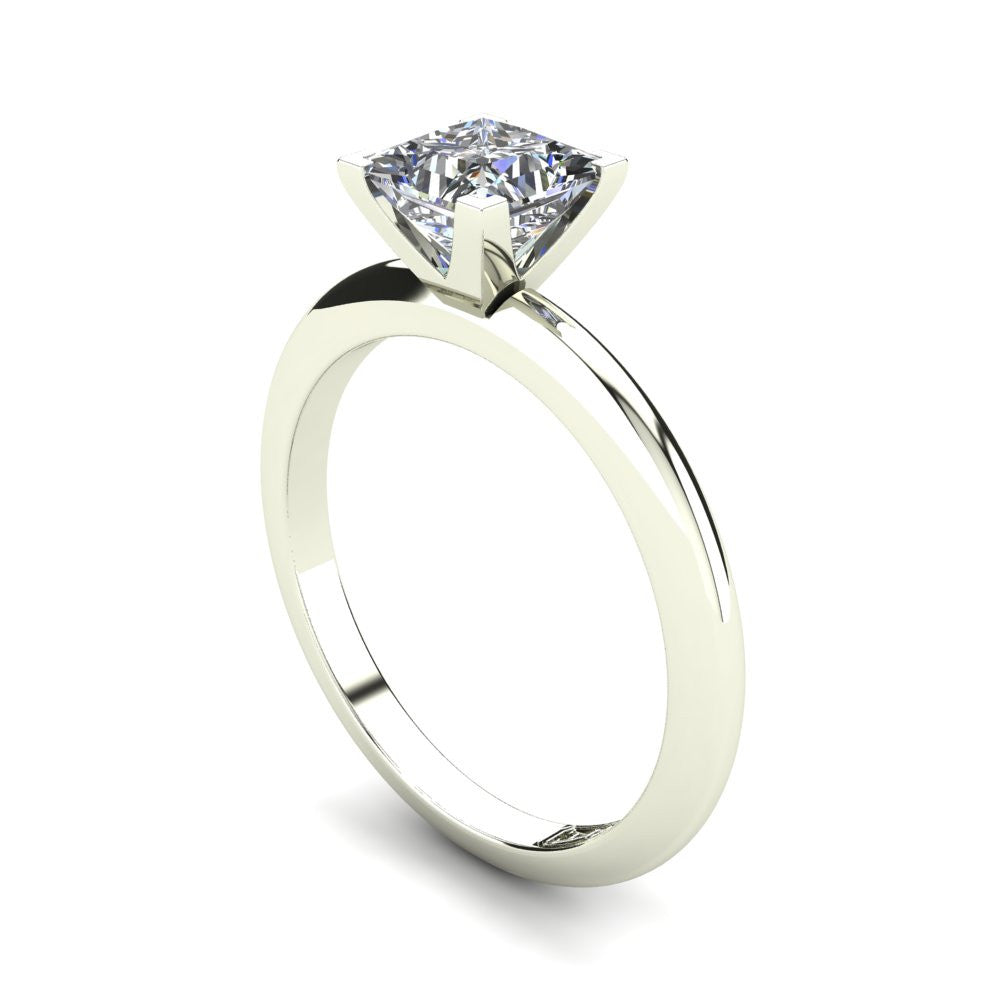 'Nicole' Princess Cut Engagement Ring