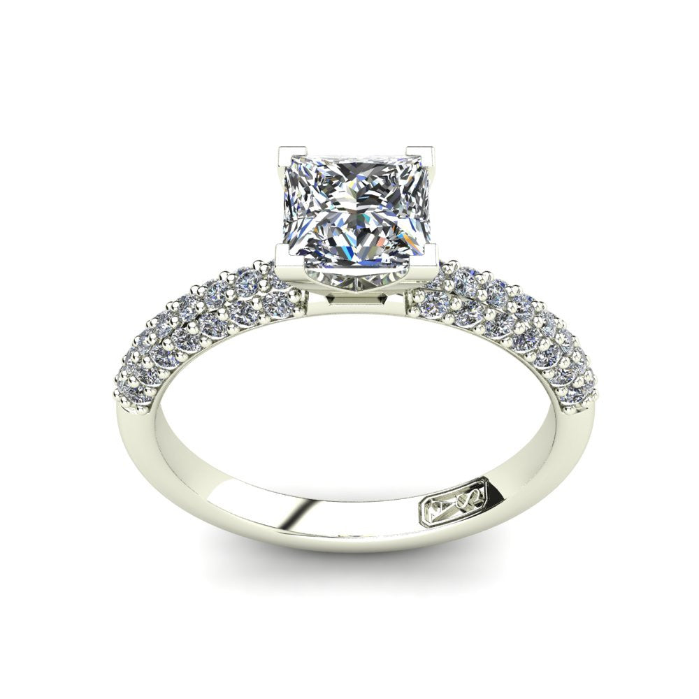 'Kylie' Princess Cut Engagement Ring