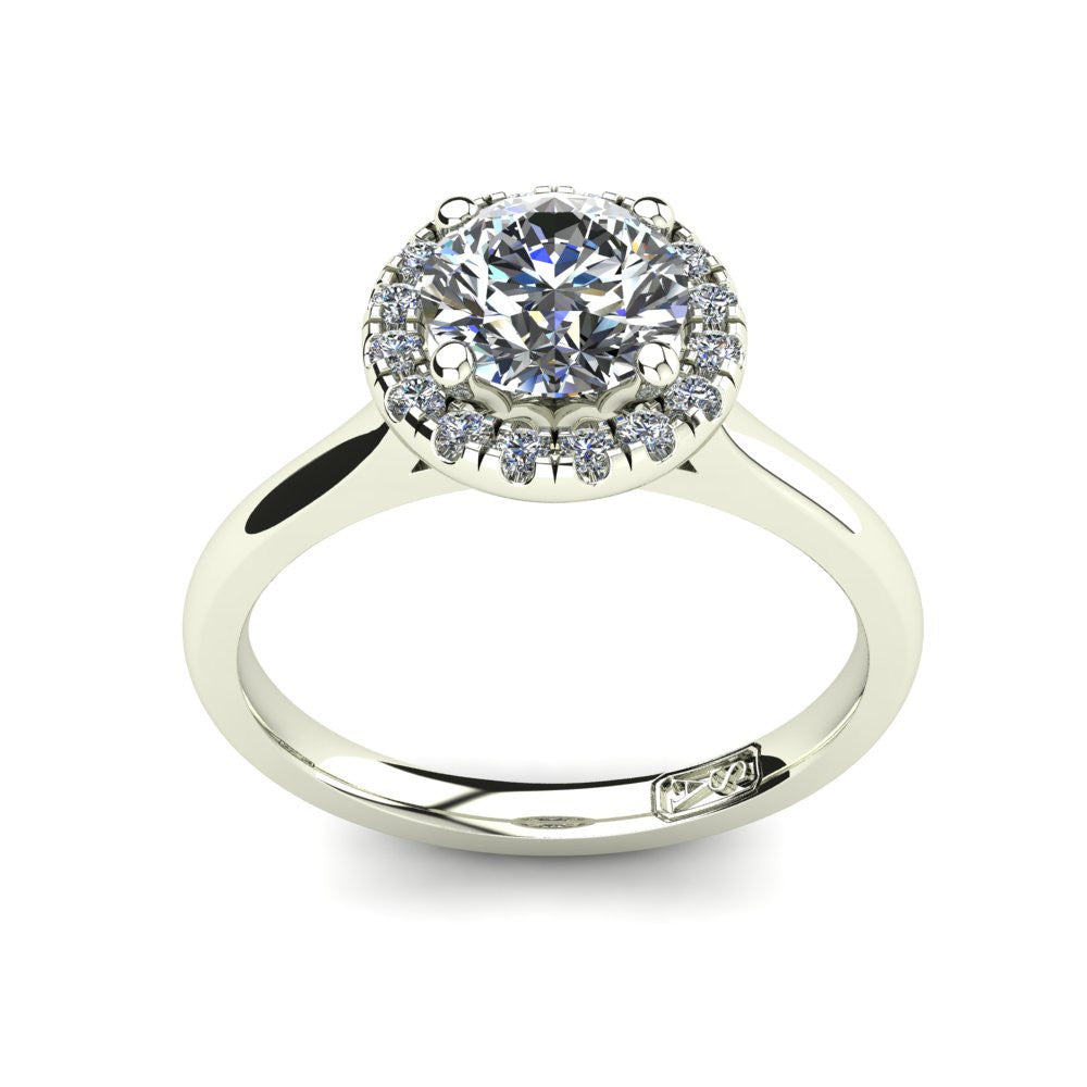 'Lola' Round Brilliant Cut Engagement Ring