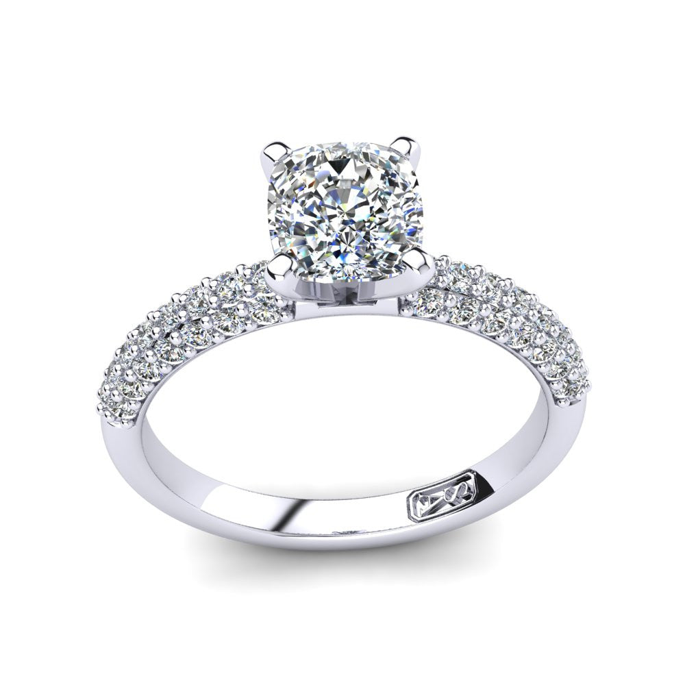 'Kylie' Cushion Cut Engagement Ring