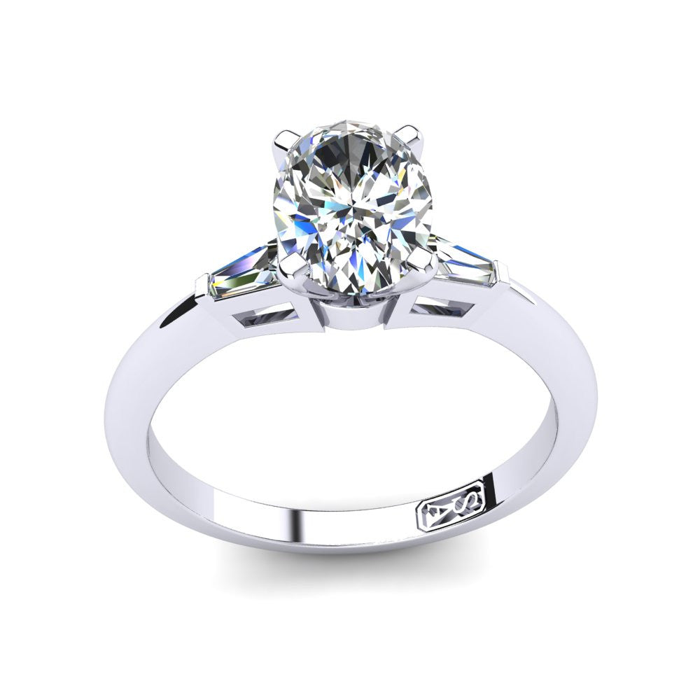 'Marni' Oval Cut Engagement Ring