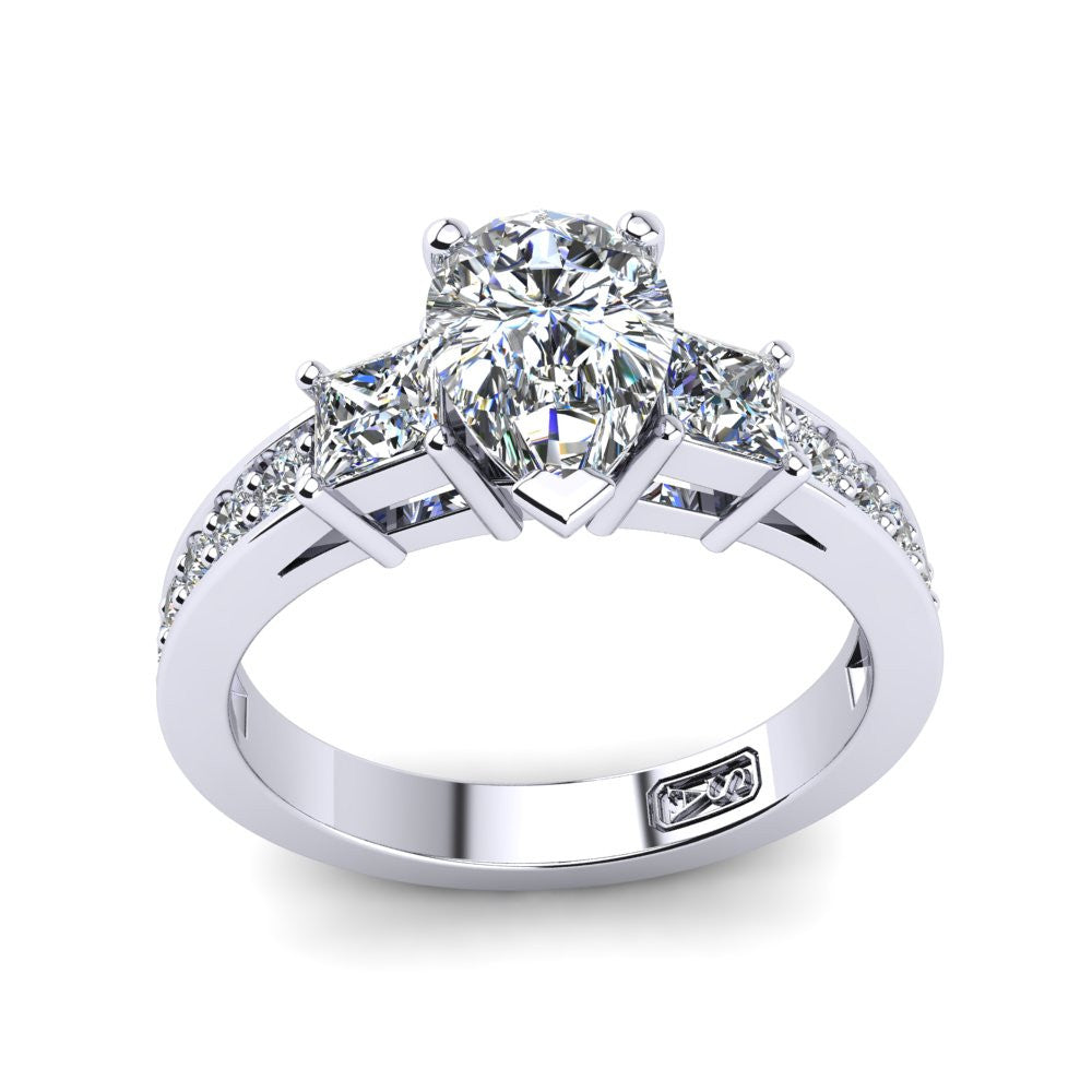 'Tayla' Pear Cut Engagement Ring