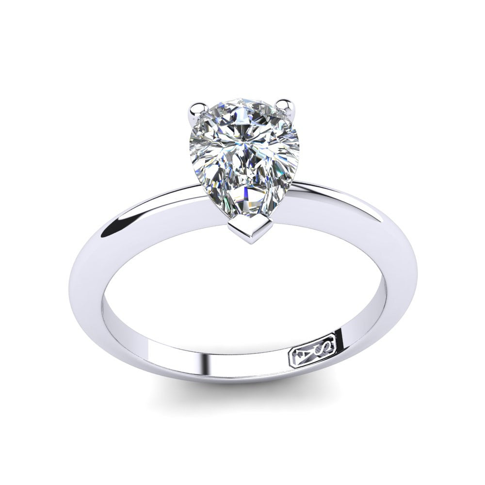 'Nicole' Pear Cut Engagement Ring