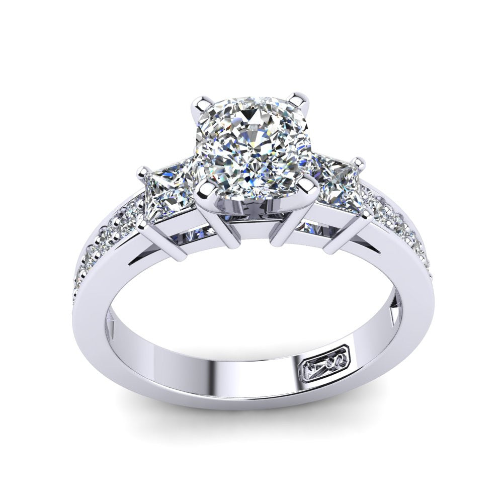 'Tayla' Cushion Cut Engagement Ring
