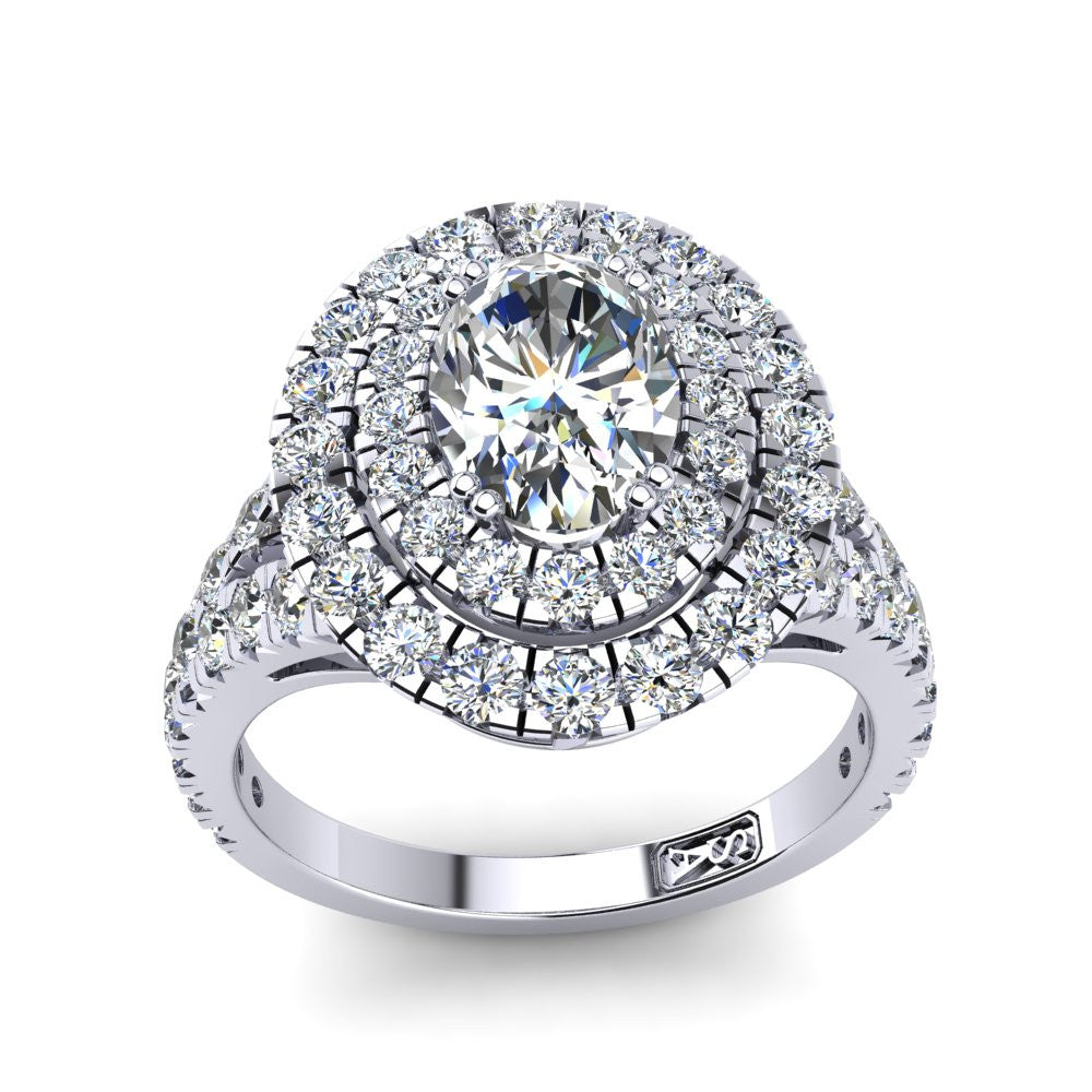'Emma' Oval Cut Engagement Ring