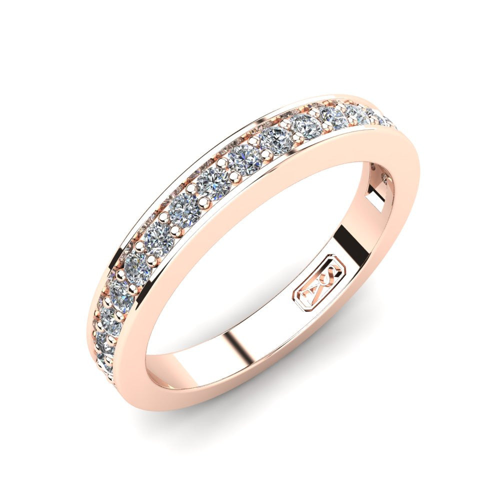 Bead Set Diamond Wedding Band