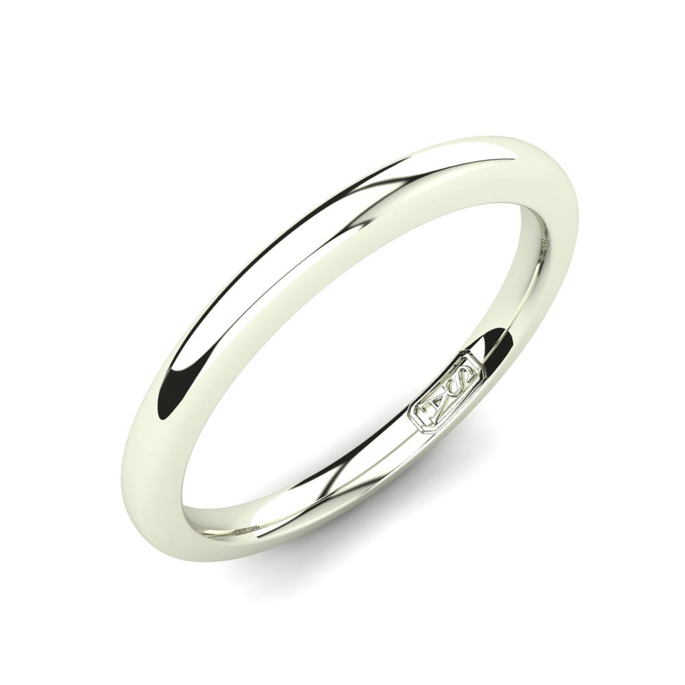 Classic Half Round Wedding Band