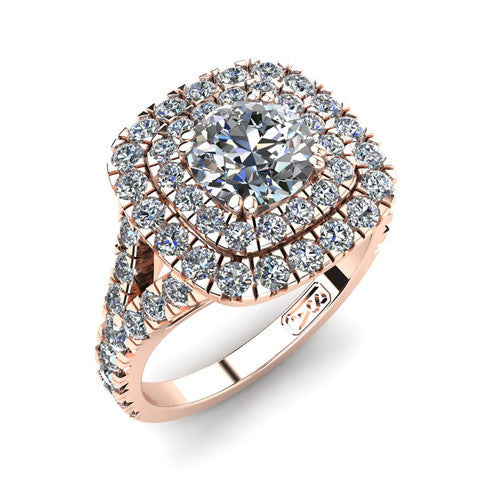 'Emma' Round Brilliant Cut Engagement Ring