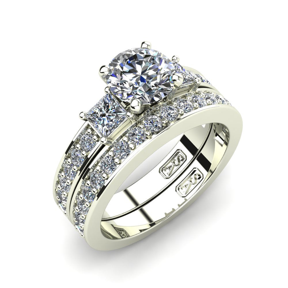 Bead Set Diamond Wedding Band