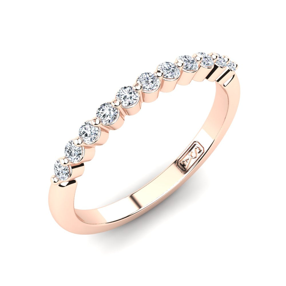 'Annie' Diamond Wedding Band