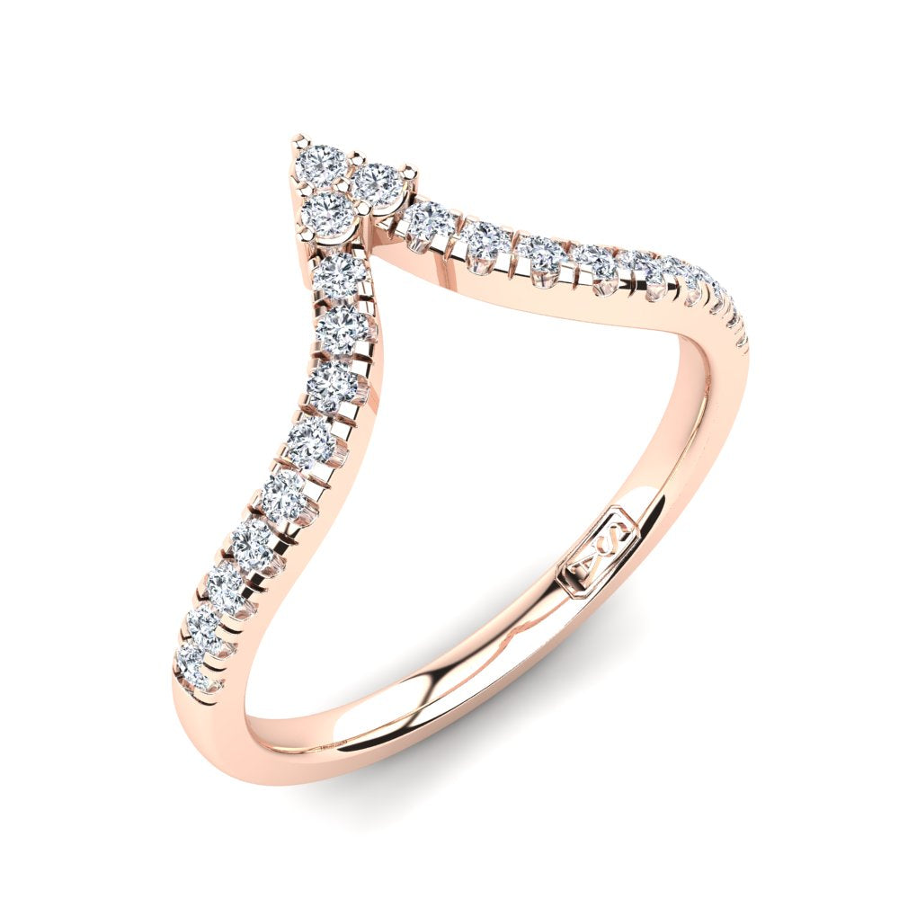 'Penny' Diamond Wedding Band