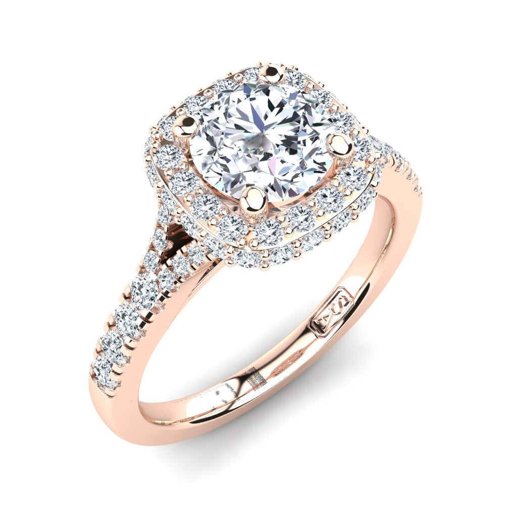 'Faith' Round Brilliant Cut Engagement Ring