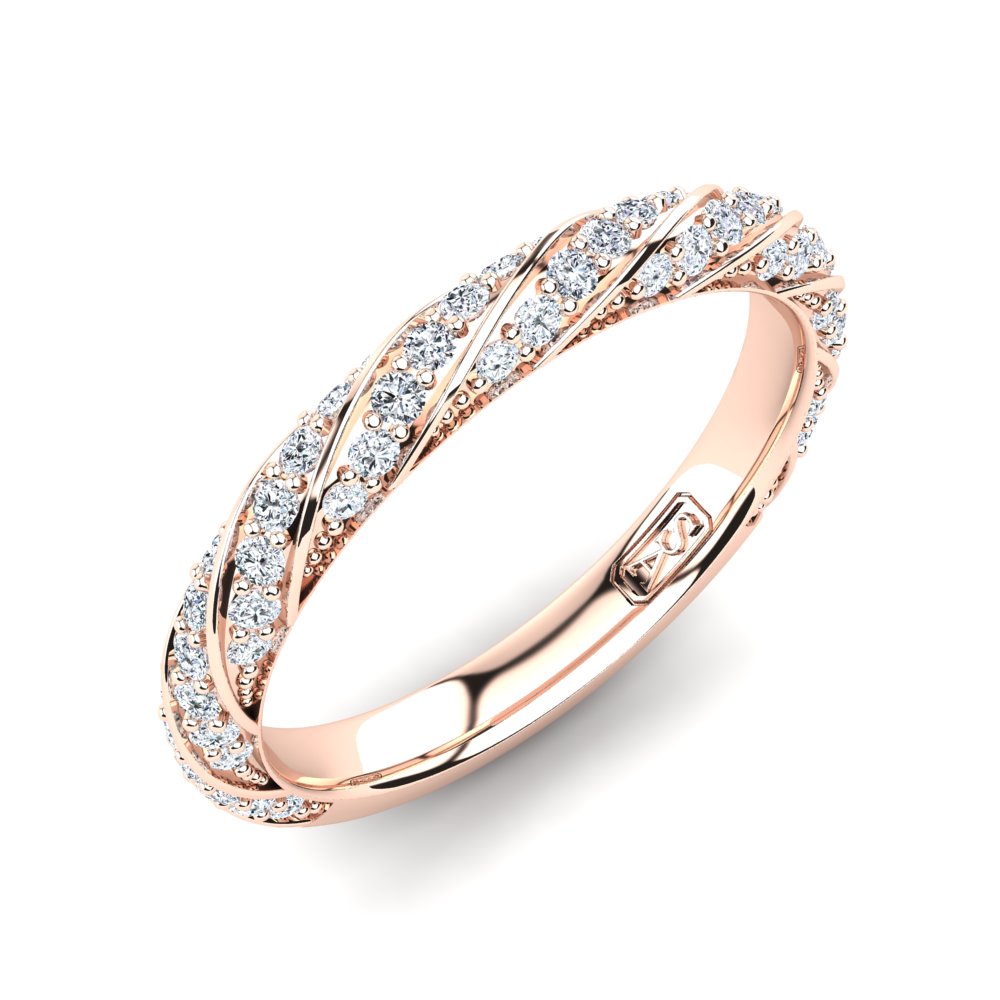 'Celia' Diamond Wedding Band