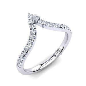 'Penny' Diamond Wedding Band