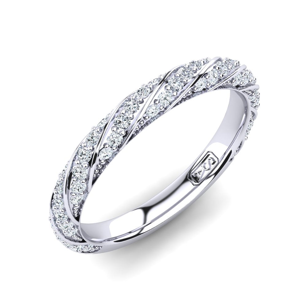 'Celia' Diamond Wedding Band