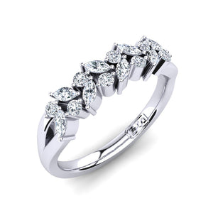 'Kat' Diamond Wedding Band