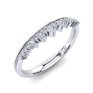 'Venus' Diamond Wedding Band