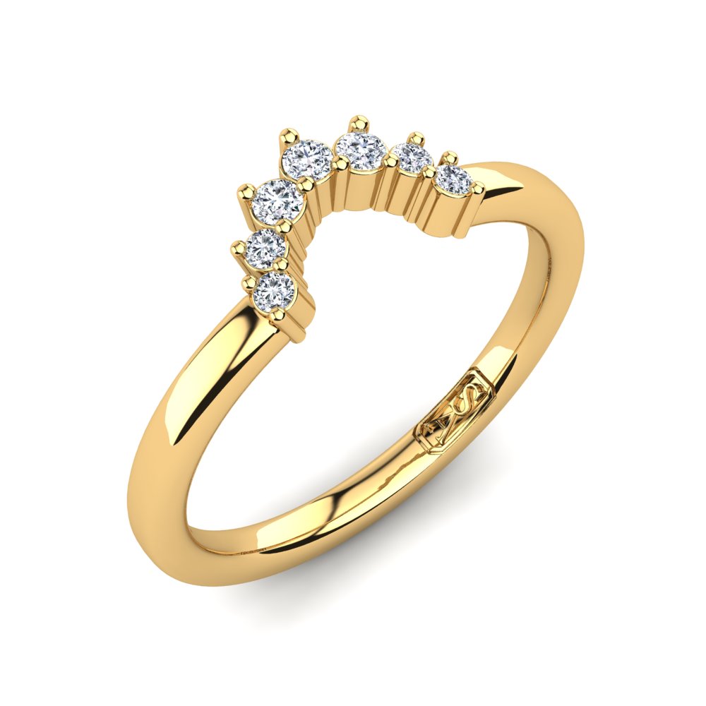 'Anika' Diamond Wedding Band